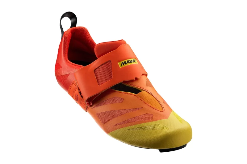 mavic cosmic sl ultimate kona tri bike shoes orange yellow