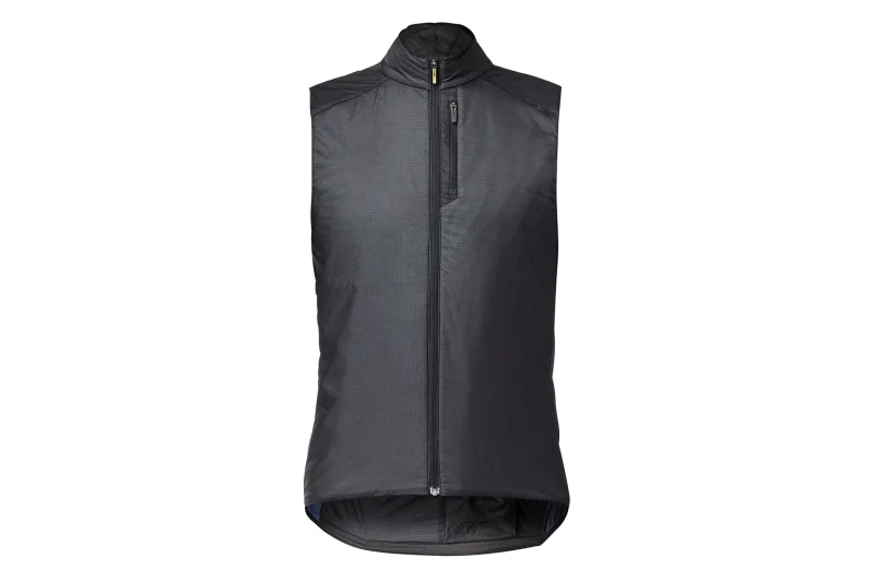 mavic insulated pirate black cycling vest