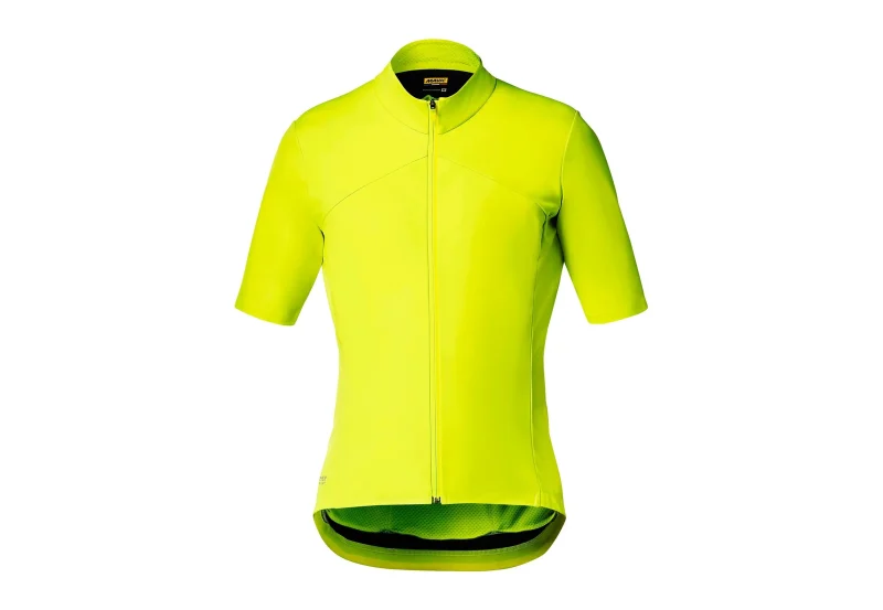 mavic mistral sl safety yellow cycling jersey ready to ship