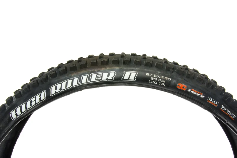 maxxis high roller ii 27 5x2 8 120tpi tubeless tire w 3c exo scaled