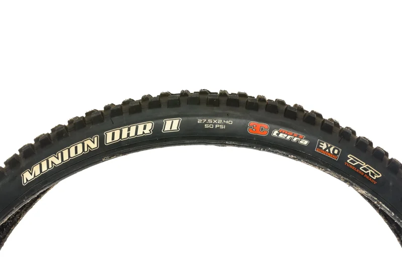 maxxis minion dhr ii 27 5 x 2 4 60 tpi tubeless tire w exo protection