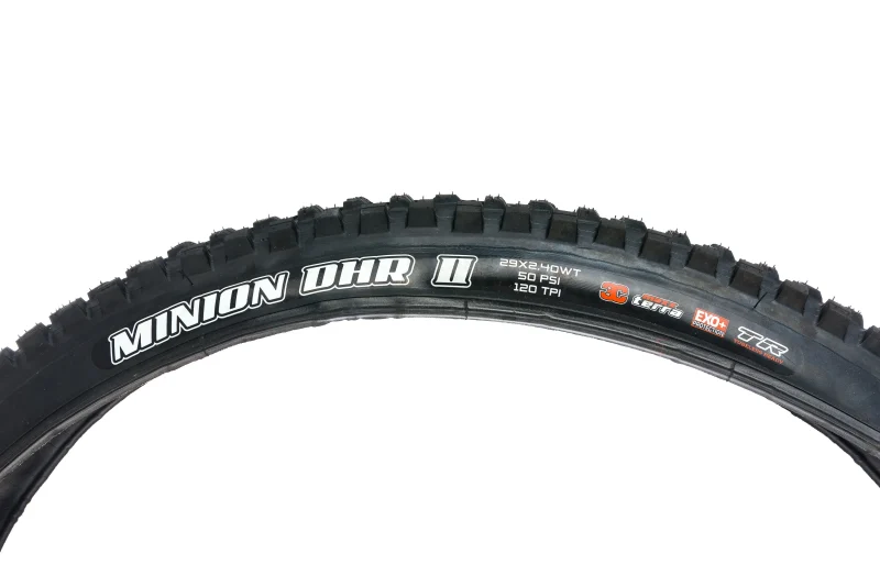 maxxis minion dhr ii 29 x 2 4 tubeless tire 120 tpi exo tr scaled