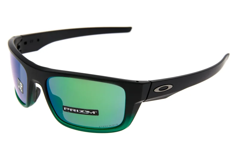 oakley drop point sunglasses matte black green fade frame prizm jade lens scaled