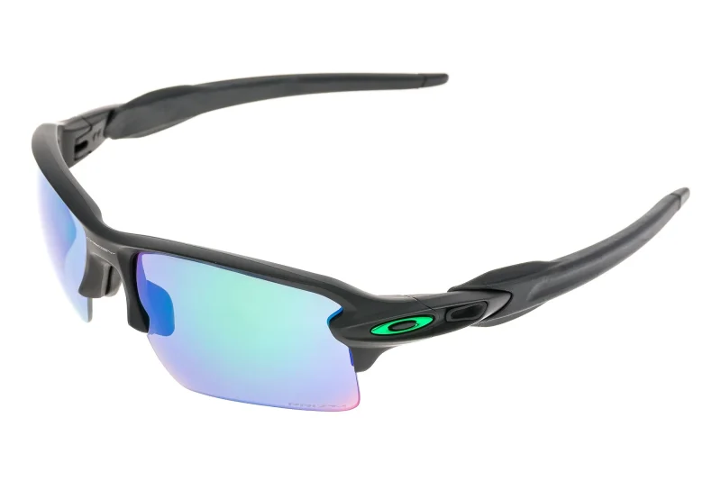 oakley flak 2 0 matte black sunglasses prizm green lens