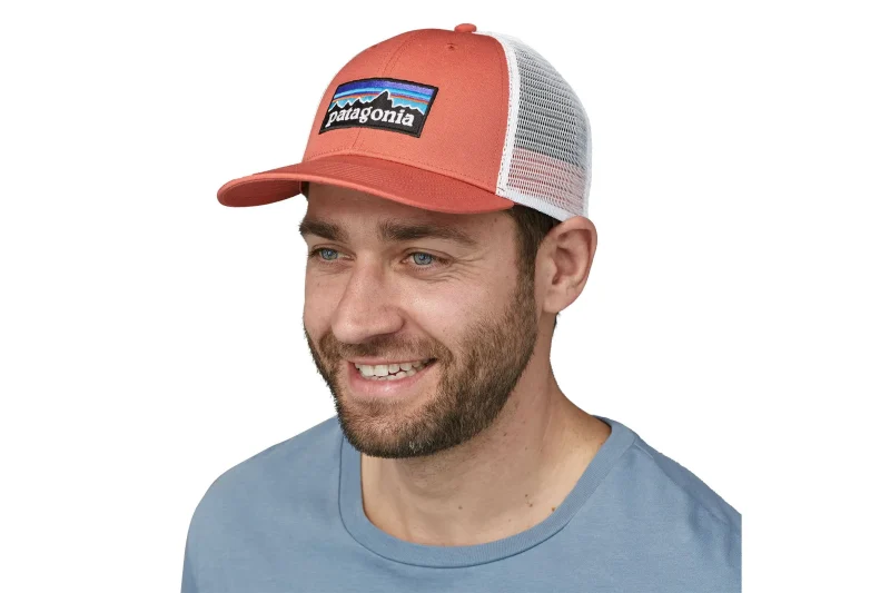 patagonia p 6 logo trucker hat low profile stylish and lightweight