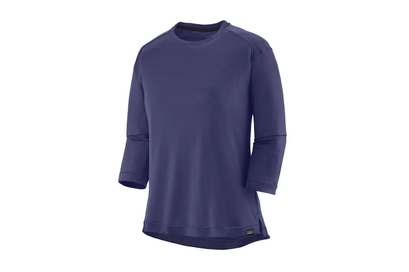 patagonia women s merino 3 4 sleeve bike jersey 1