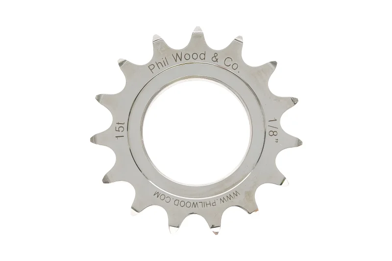 phil wood 1 8 x 15t track cog silver scaled