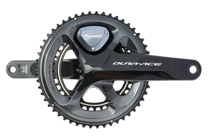 pioneer shimano dura ace fc 9100 power meter crankset 11 speed 175mm 52 36t 110mm bcd