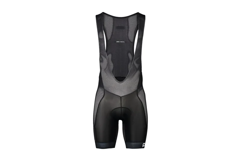 poc air layer mtb bib shorts uranium black