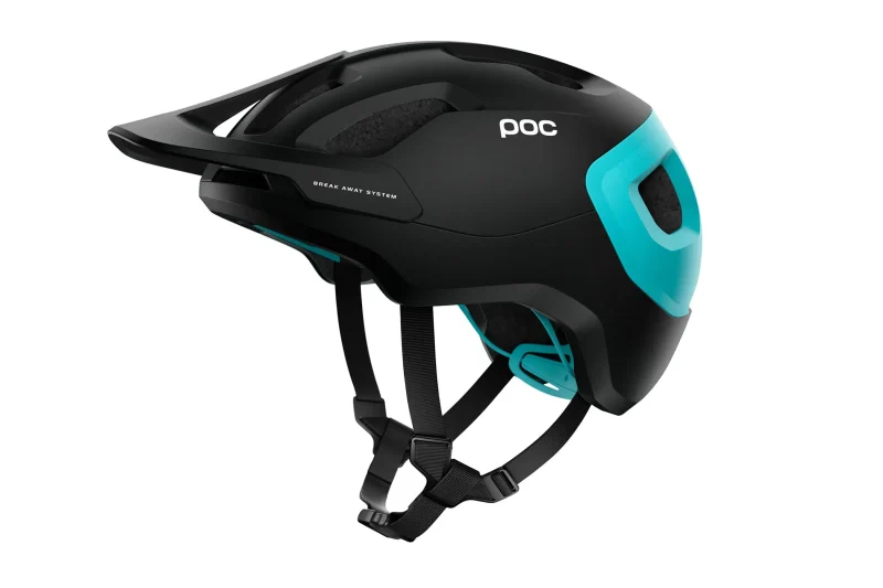 poc axion spin bike helmet black blue