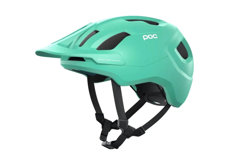 poc axion spin bike helmet fluorite green