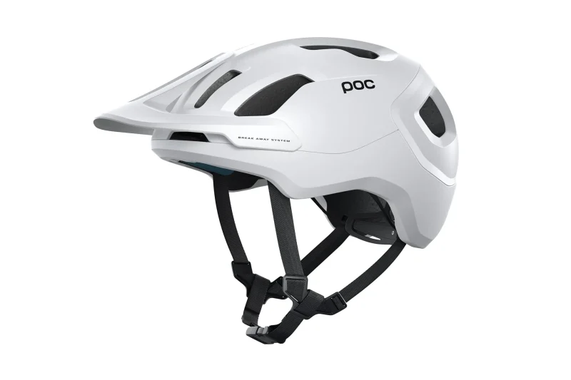 poc axion spin bike helmet matt white