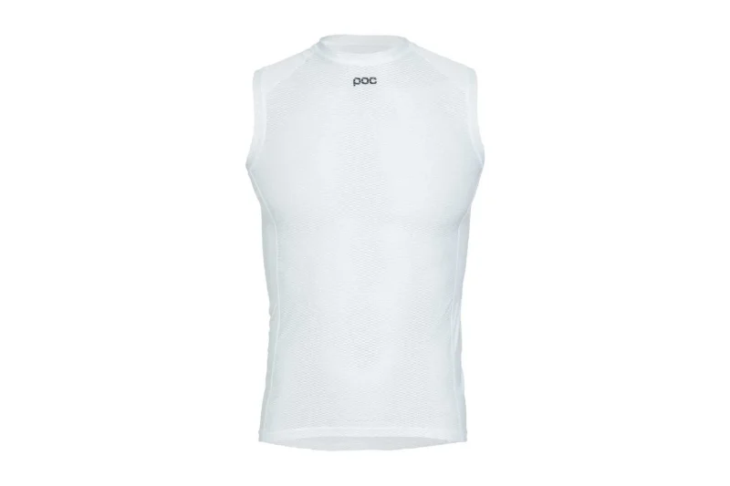 poc essential hydrogen white sleeveless base layer medium