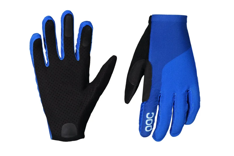 poc essential mesh gloves azurite blue