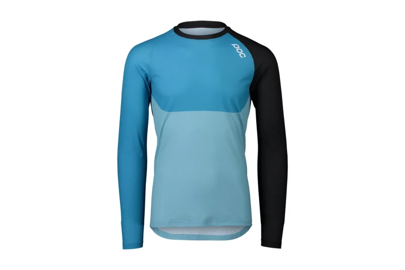 poc mtb pure ls jersey uranium basalt blue