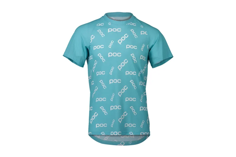 poc pure mtb tee kalkopyrit blue polka design