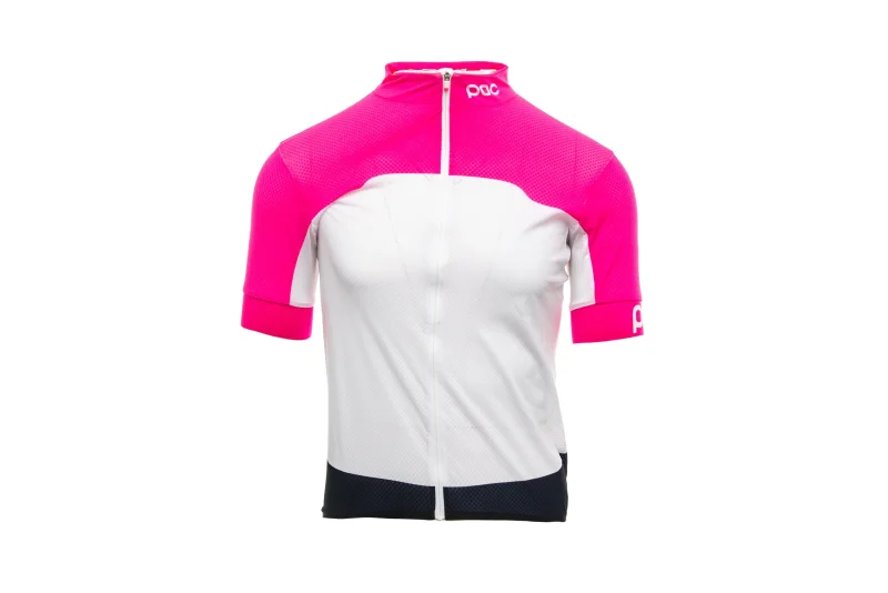 poc race climber jersey fluorescent pink white x large scaled