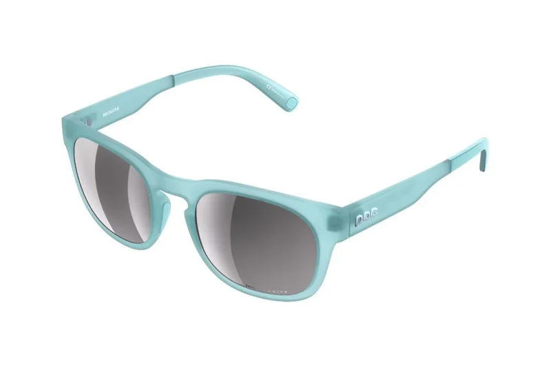 poc require blue frame sunglasses violet silver mirror lens