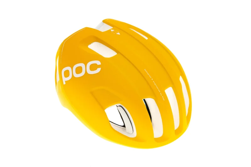 poc ventral spin bike helmet sulphite yellow size small 50 56cm scaled