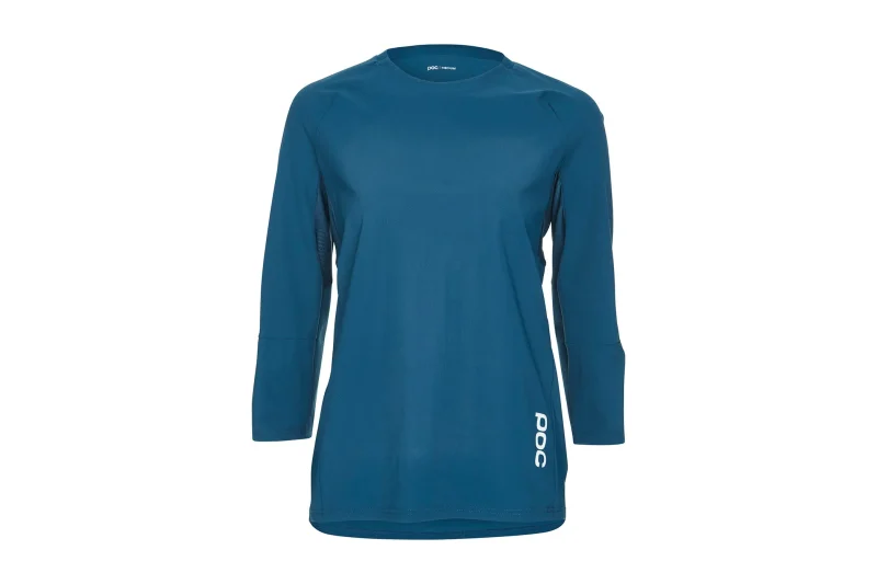 poc women s draconis blue 3 4 resistance jersey