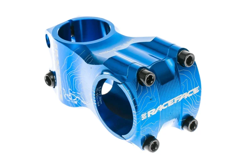 race face atlas blue 50mm 0 stem 31 8mm clamp