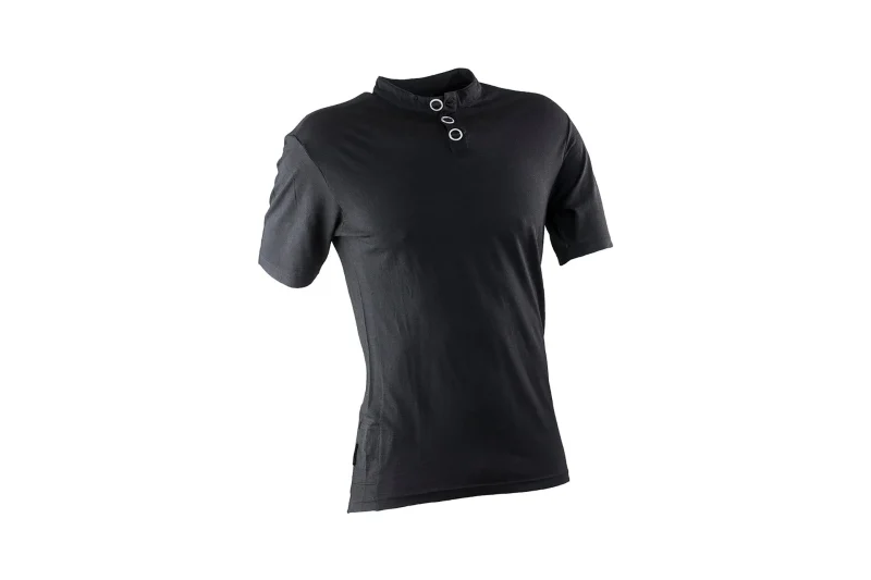 race face henley ss jersey black