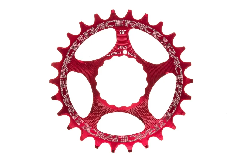 race face narrow wide 26t 11 speed red chainring direct mount