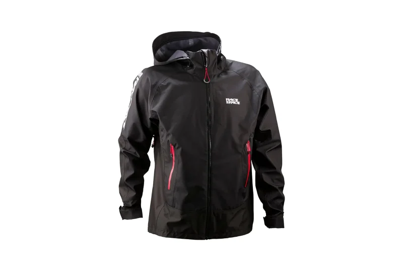 race face team waterproof black jacket