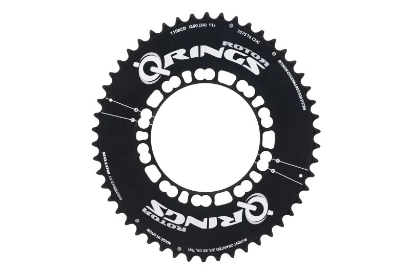 rotor aero q ring 52t 110mm bcd 11 speed chainring