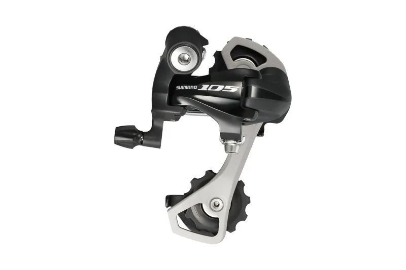 shimano 105 10 speed rear derailleur medium cage black