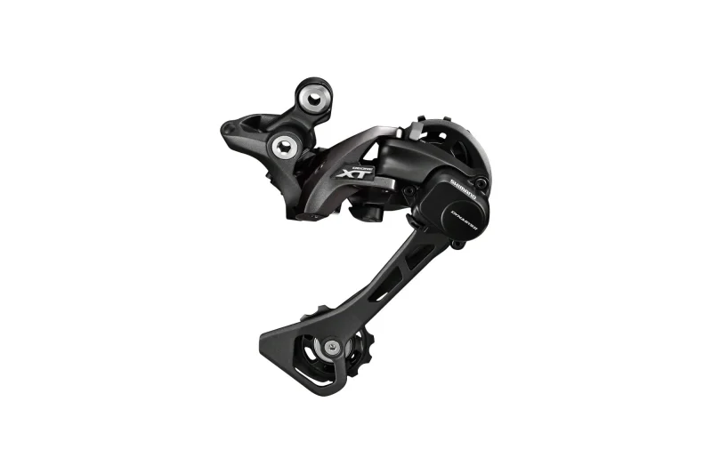 shimano deore xt rd m8000 11 speed long cage rear derailleur black 1