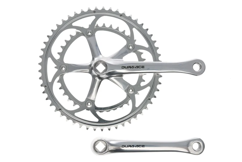 shimano dura ace fc 7410 crankset 8 speed 165mm 53 39t 130mm jis square taper scaled