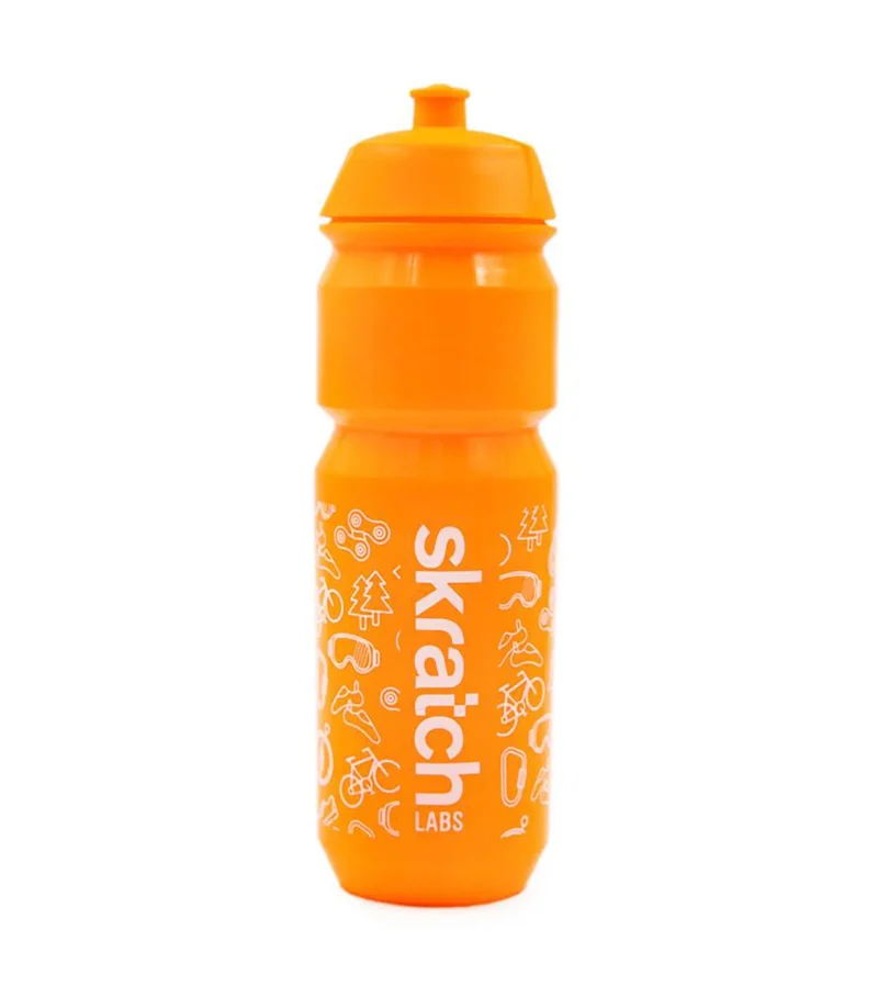 skratch labs 25oz tacx shiva water bottle orange