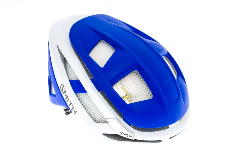 smith overtake mips bike helmet small 51 55cm blue white