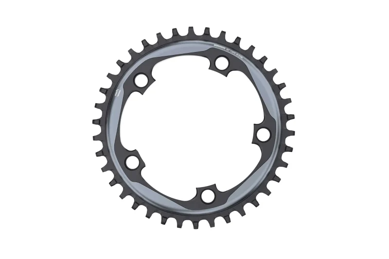 sram x sync 40t 11 speed chainring 110bcd polished grey matte black