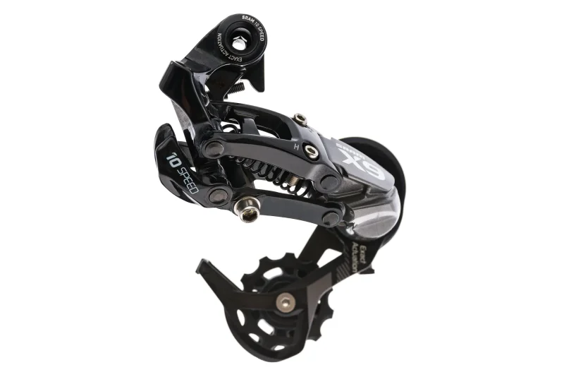 sram x9 10 speed rear derailleur gray medium cage