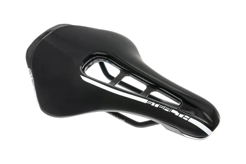 stealth saddle 152mm stainless rails black scaled