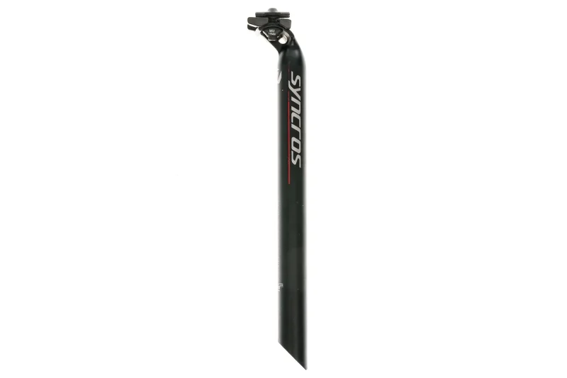 syncros fl1 5 aluminum seatpost 34 9x400mm 25mm setback black