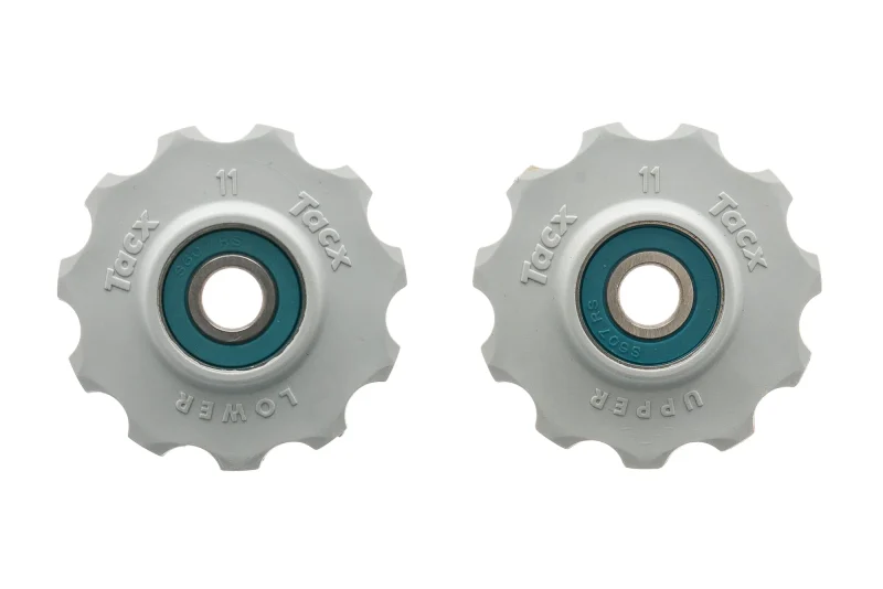 tacx 11 teeth ceramic pulley wheels white