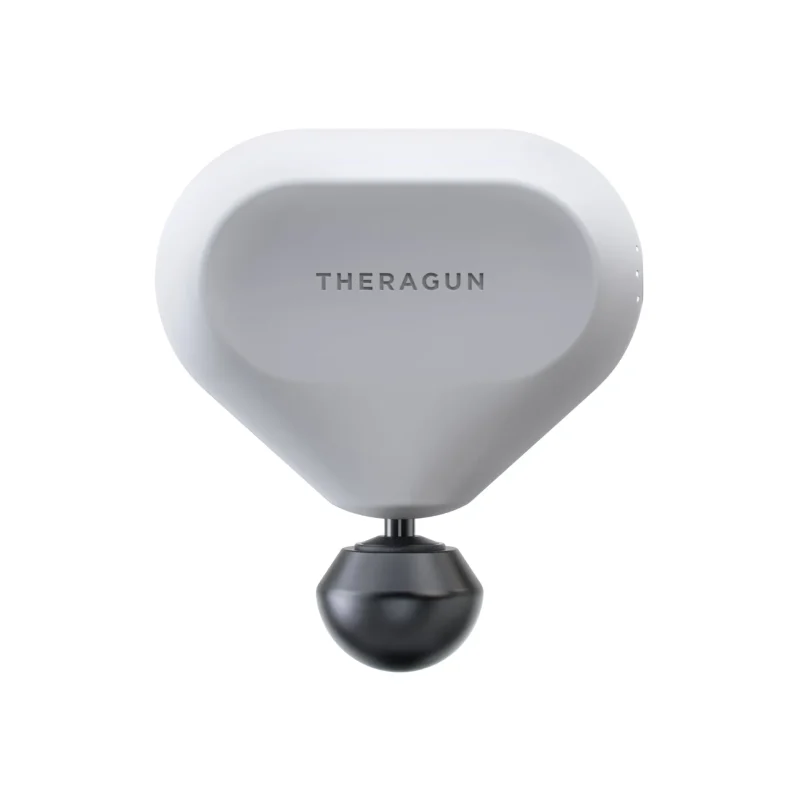 theragun mini white compact massage gun for deep tissue relief