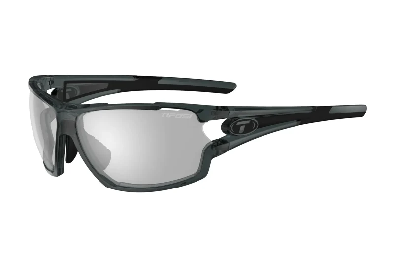 tifosi optics amok photochromic sunglasses crystal smoke lens