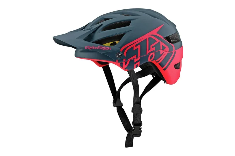 troy lee designs a1 mips bike helmet slate magenta