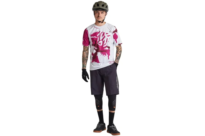 troy lee designs flowline short sleeve cycling jersey