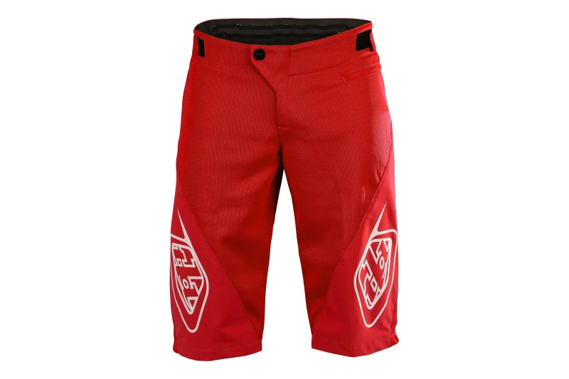 troy lee designs sprint dh bmx shorts no liner red scaled