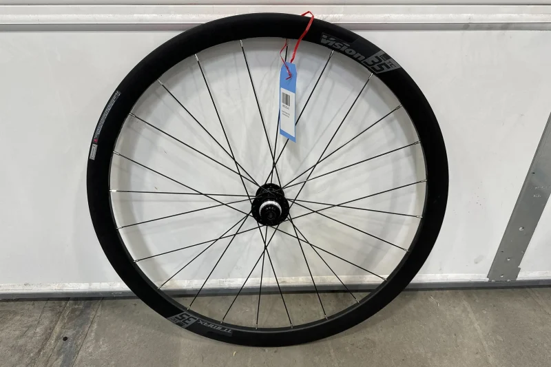 vision team 35 clincher front wheel 700c hg centerlock comp sl