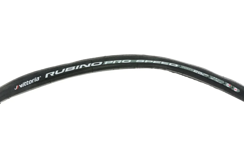 vittoria rubino pro speed g 700c 25mm clincher tire 220tpi black