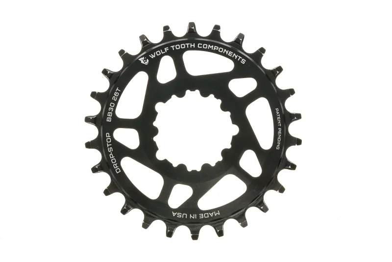 wolf tooth 26t bb30 drop stop chainring 10 11 12 speed