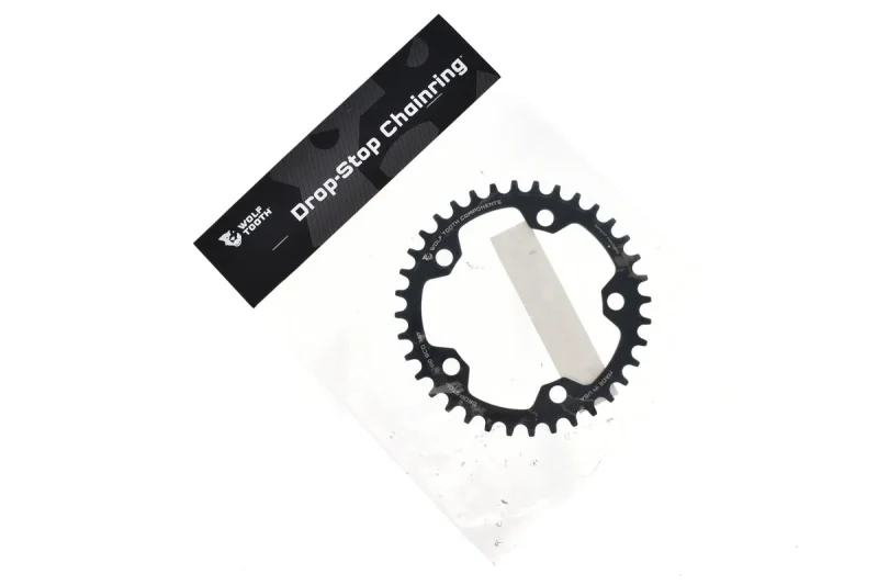 wolf tooth 36t drop stop chainring 11 speed 110mm bcd black