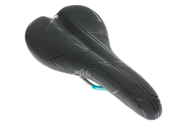 wtb deva thinline gel yeti edition saddle 140mm cr mo rails black