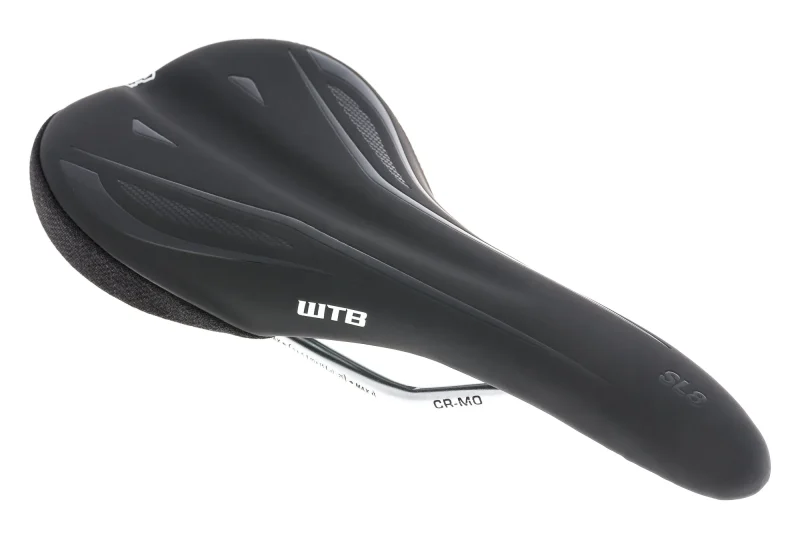 wtb sl8 pro saddle 127mm cr mo rails black high performance bike seat